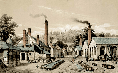 19th century zinc factory