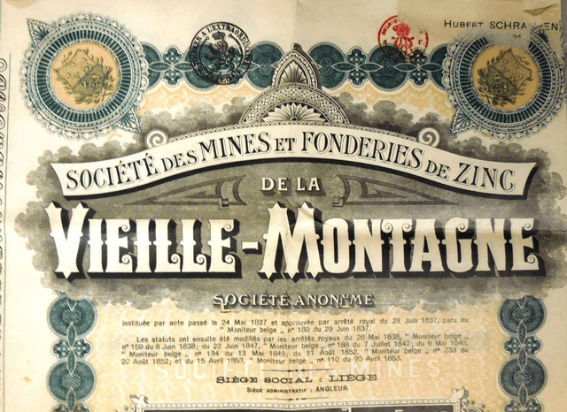 old stock certificate